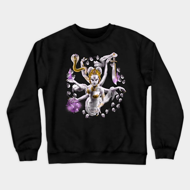 Vampire Goddess Crewneck Sweatshirt by AyotaIllustration